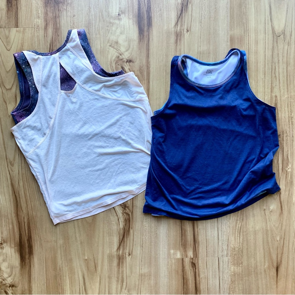 Athleta Girl Layered Tanks Size 12